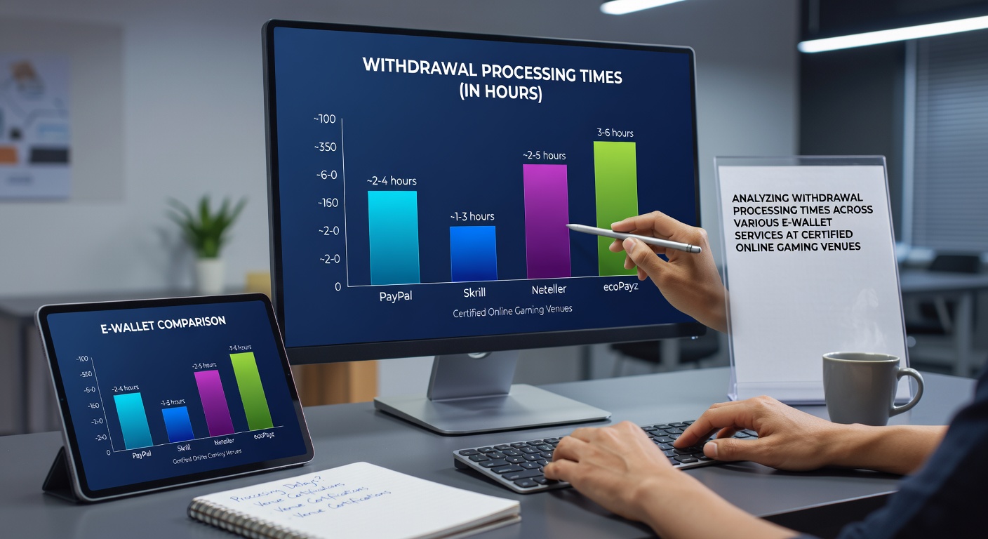 Overzicht van e-wallet interfaces en verwerkingstijden op Nederlandse gamingplatforms