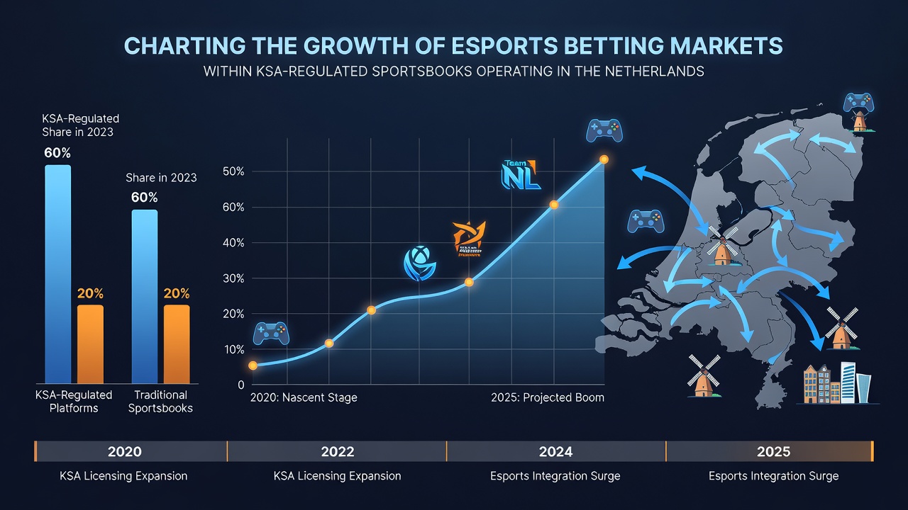 Groei van esports betting markten in Nederlandse sportsbooks