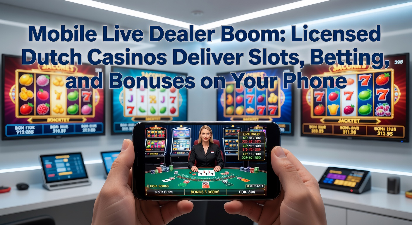 Smartphone met live dealer blackjack spel in een Nederlands casino app, met kaarten en chips op het scherm