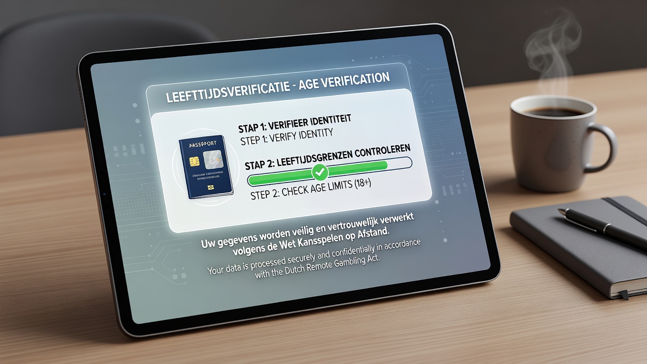 Gebruikerservaring tijdens leeftijdsverificatie op een Nederlands casino platform