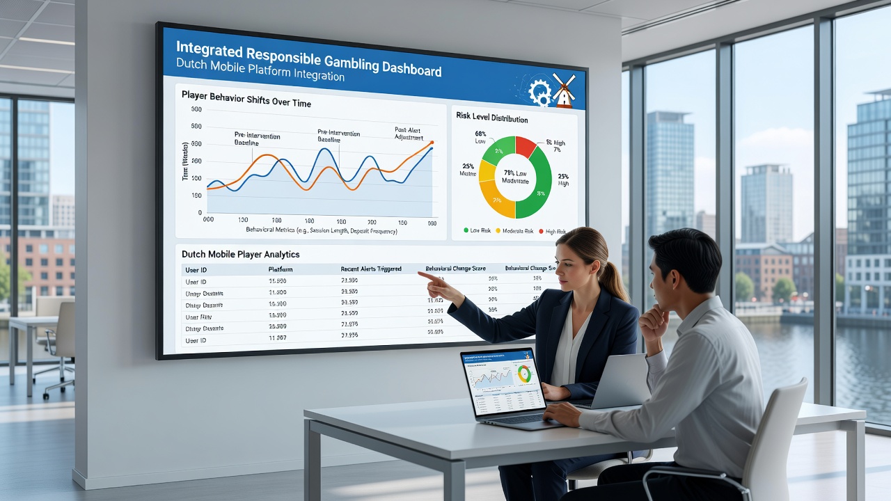 Analyse van spelerdata via een responsible gambling dashboard op een Nederlandse smartphone