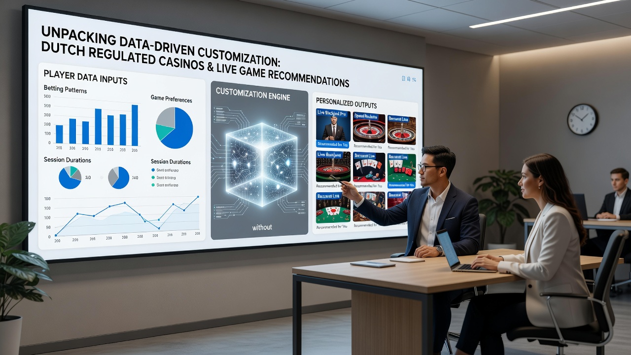 Diagram van privacy-vriendelijke aanbevelingssystemen voor live casino spellen