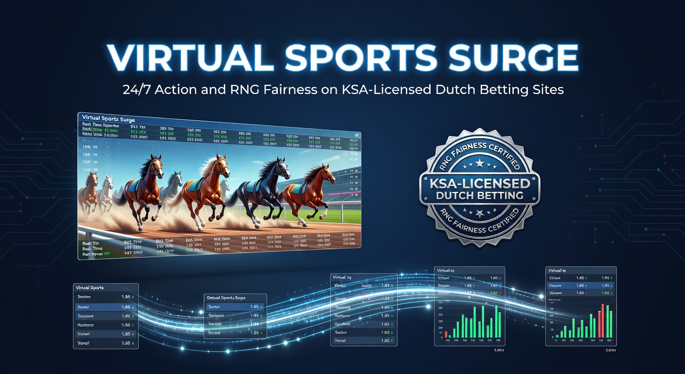 Schermafbeelding van een virtuele paardenrace met snelle actie en live odds op een KSA-gelicentieerd Nederlands platform
