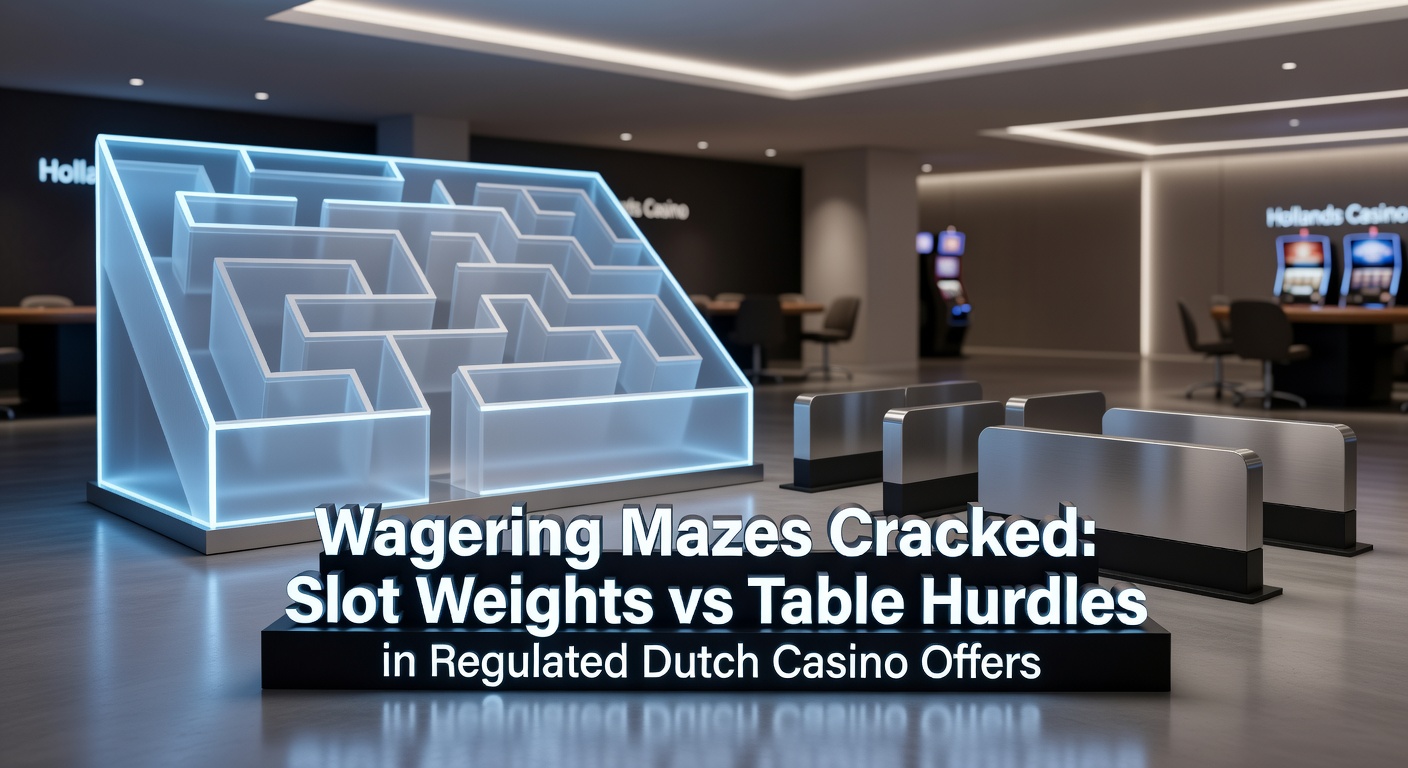 Grafiek die wagering contributions van slots en tafelspellen vergelijkt in KSA-gelicentieerde Nederlandse casinos, met slots op 100% en blackjack op 10%